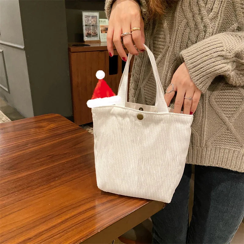 Elegante bolso de mano pequeño de terciopelo para mujer | Un esencial de estilo casual