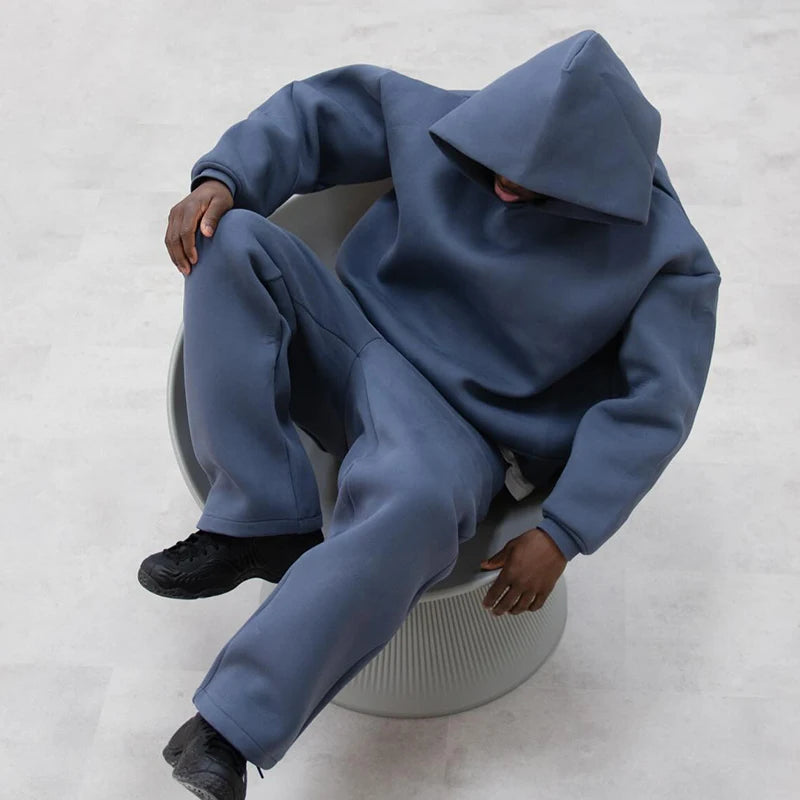 Men's Solid Color Hoodies | Casual Gothic Sweatshirt for All Seasons