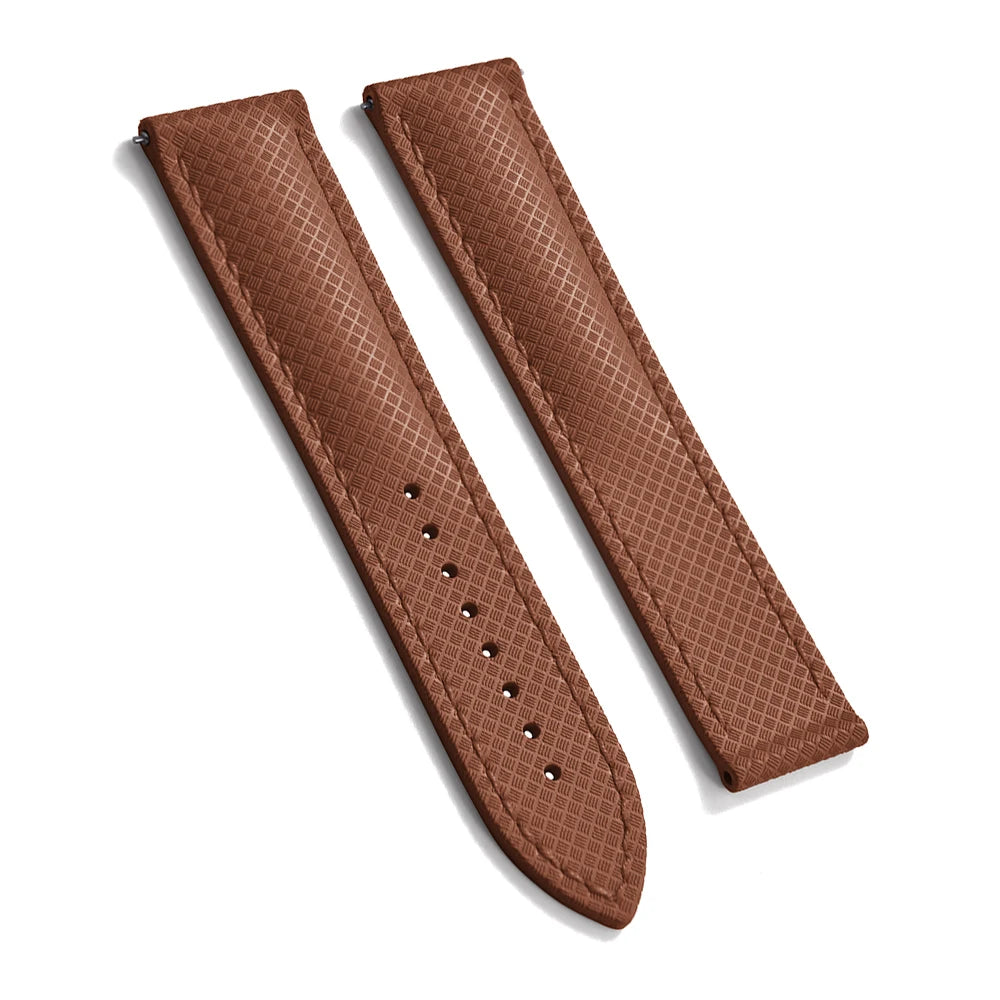 Universal Tropical FKM Rubber Watch Strap | Quick-Release Dive Bracelets