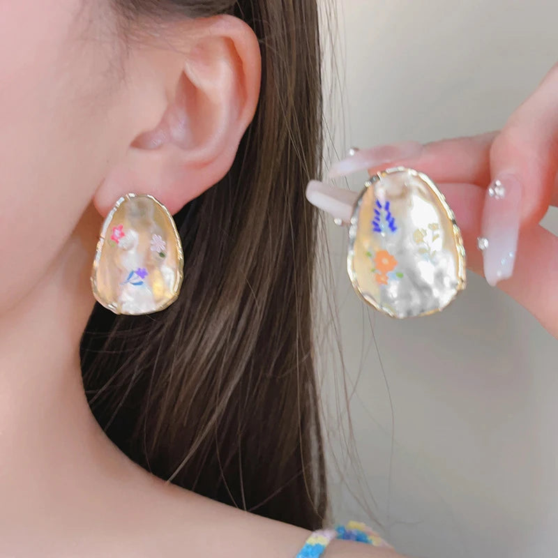 Elegant Flower Earrings for Women | Exquisite Vintage Jewelry