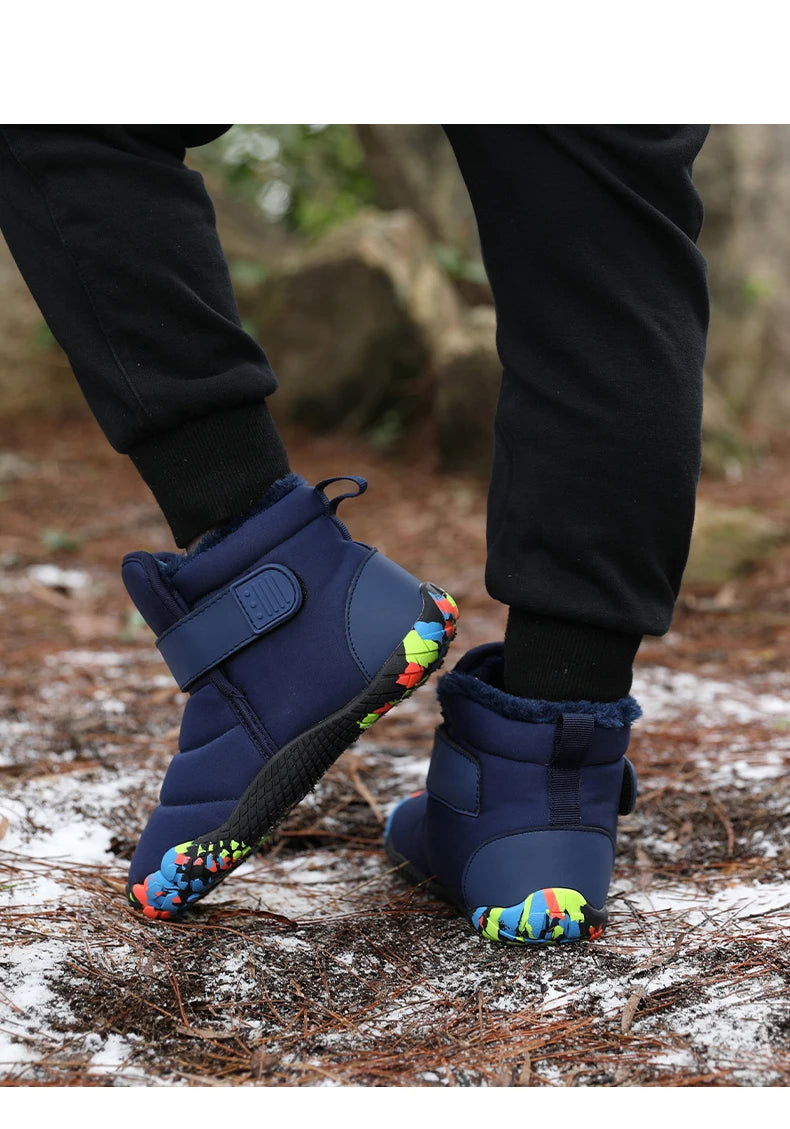 Kids Waterproof Snow Boots | Comfortable & Warm Fur Lined Boots