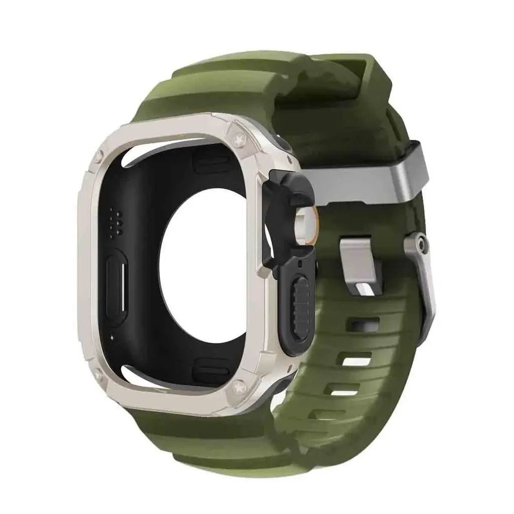 Waterproof Silicone Strap and Case for Smartwatches | Durable & Stylish