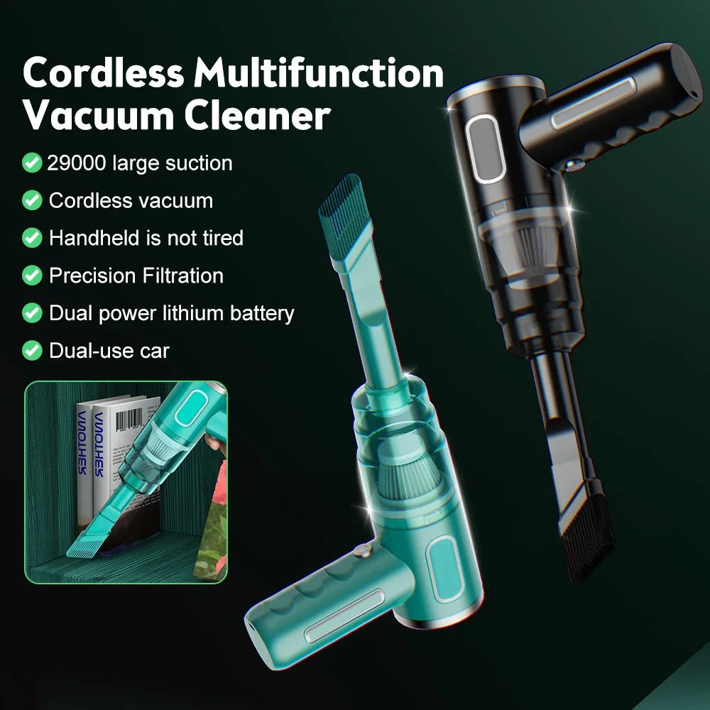 Powerful Wireless Car Vacuum Cleaner | Cordless Dual Use Mini Vacuum