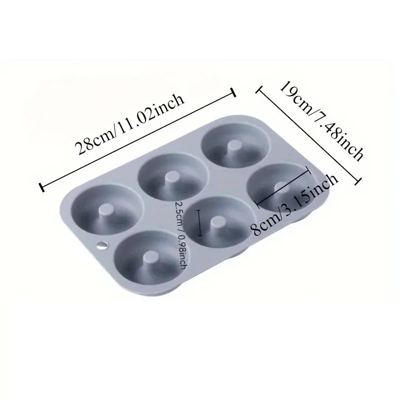 Silicone Non-Stick Donut and Muffin Baking Mold Tool