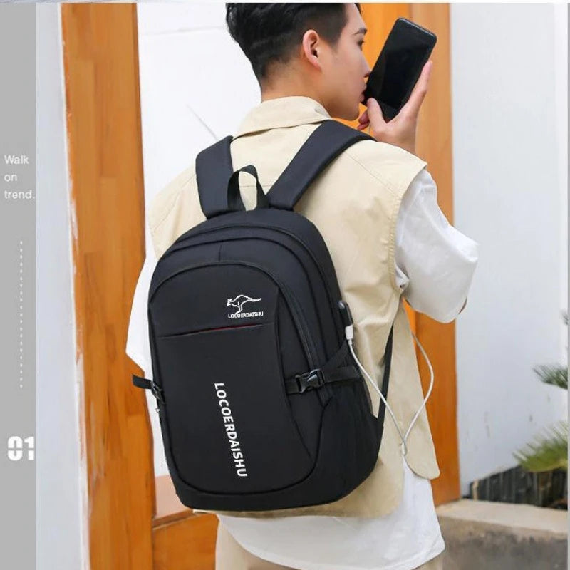 Large-Capacity Trendy Backpacks for School & Travel | Unisex