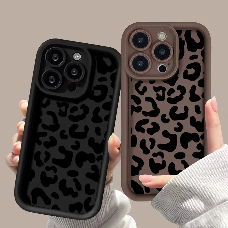 Leopard Printed Soft TPU Phone Case | Shockproof & Stylish