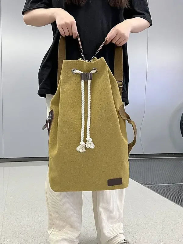 Retro Canvas Backpack Shoulder Bag | Stylish & Functional Gear