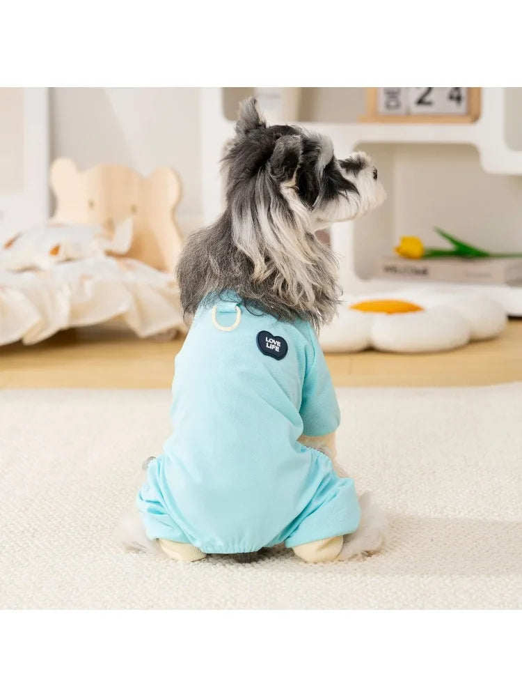 Pet clothing outdoor  dog four-legged outfit spring and summer new dog clothes cat spring and summer clothes for sun protection