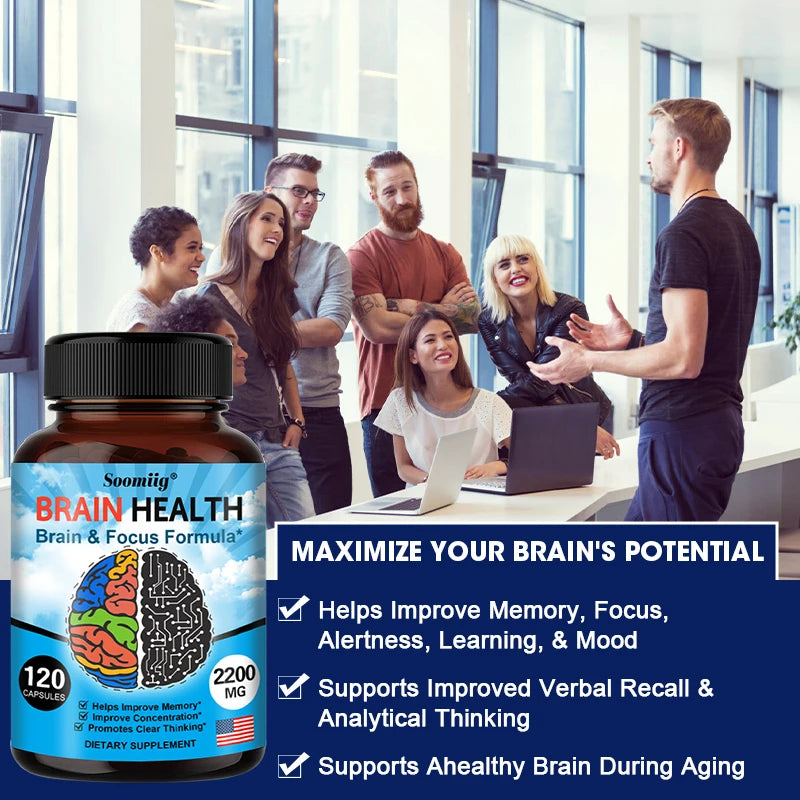 Brain Booster Supplement | Enhance Memory & Cognitive Function