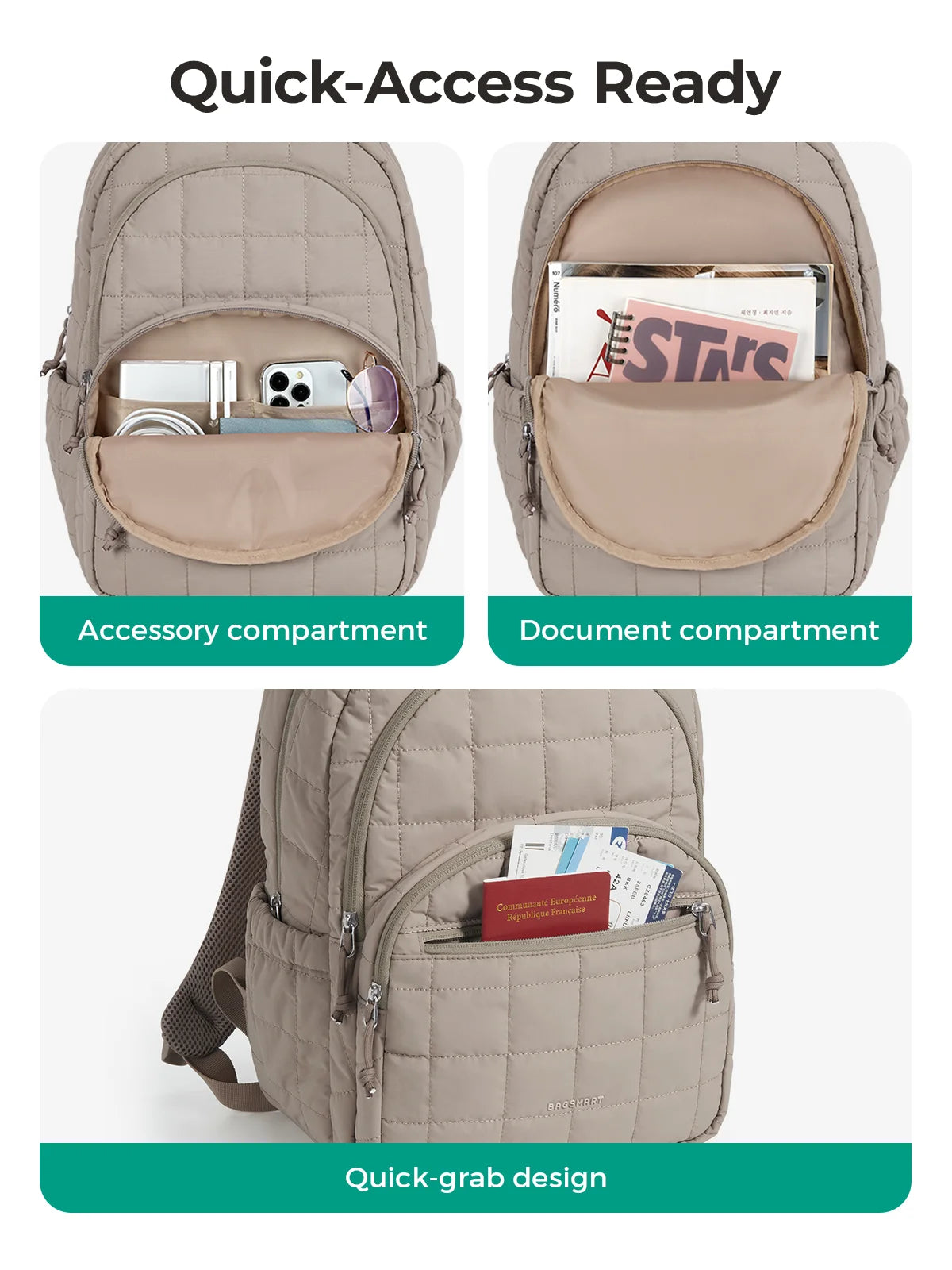 Stylish Water-Resistant Women's Travel Backpack | Perfect for College