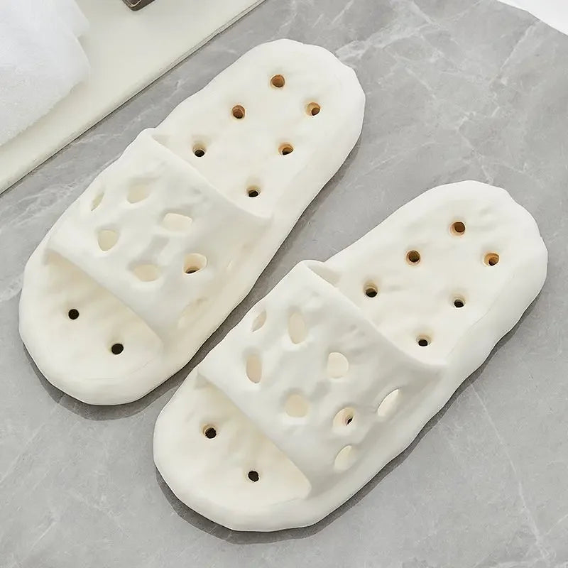 Women's Hollow-Out Quick-Dry Bathroom Slippers | Comfortable Slides