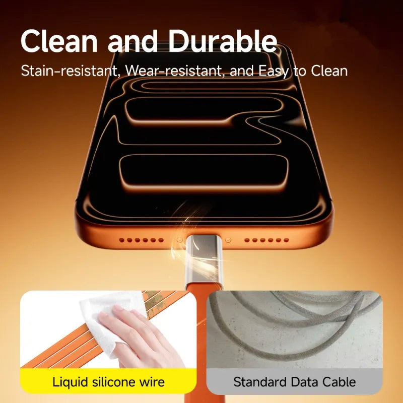 240W Super Fast Charging 2 in 1 Rotating Data Cable