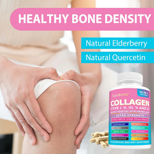 Collagen Supplements with Biotin & Hyaluronic Acid for Skin & Joints