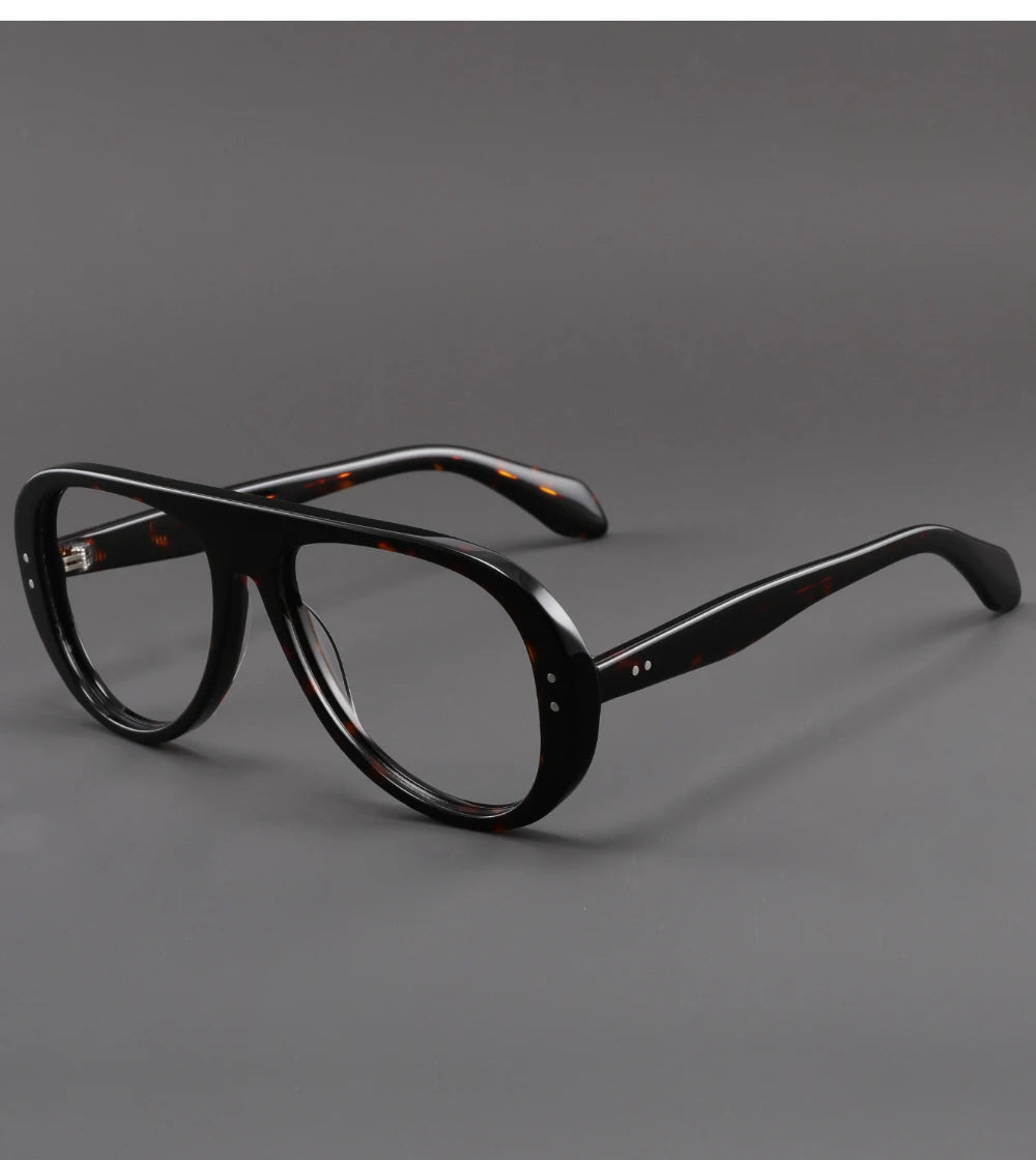 Trendy Acetate Pilot Optical Frames for Stylish Vision
