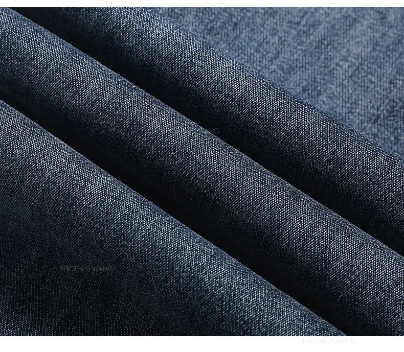 Men's Casual Loose-Fit Straight Jeans | Comfortable Everyday Denim