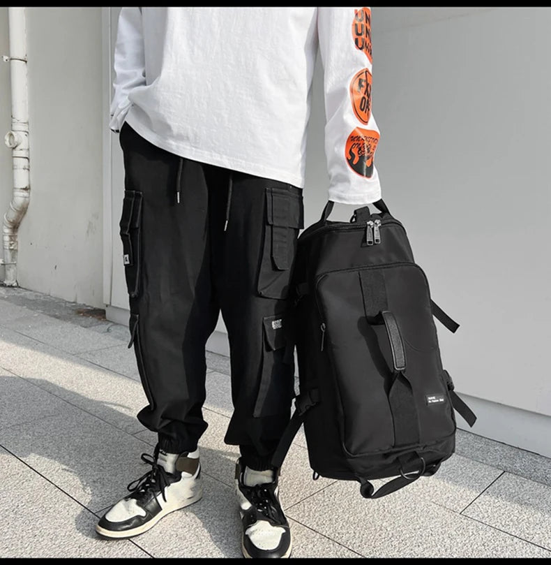 Large Waterproof Travel Shoulder Bag | Durable Versatile Backpack