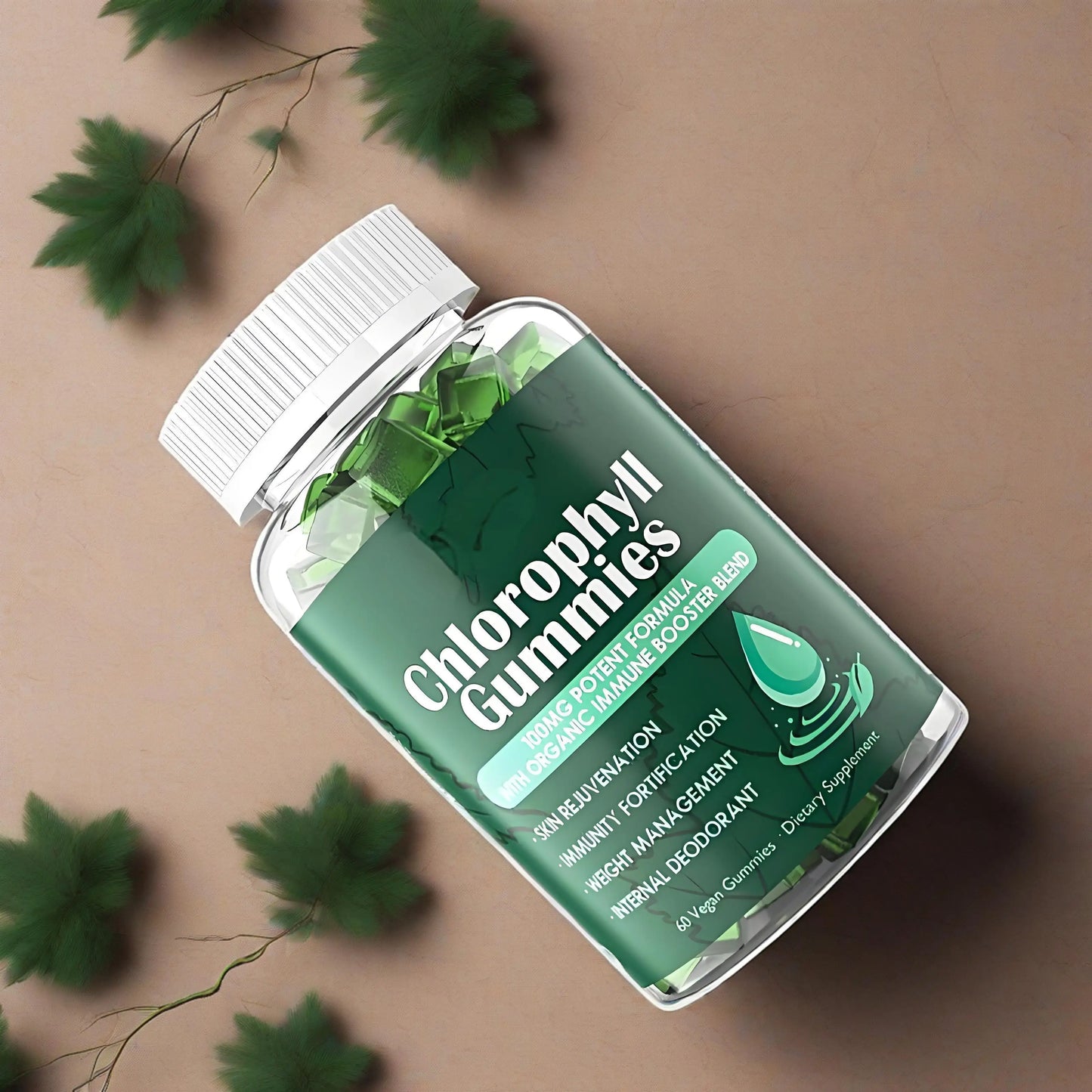 Sugar Free Chlorophyll Gummies with Unfiltered ACV - Health Boost