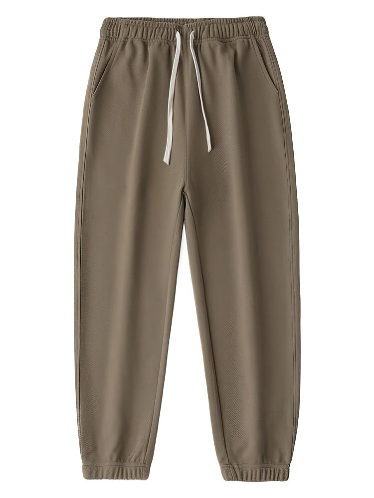 Cotton Twill Baggy Jogger Pants for Men | Breathable Casual Wear