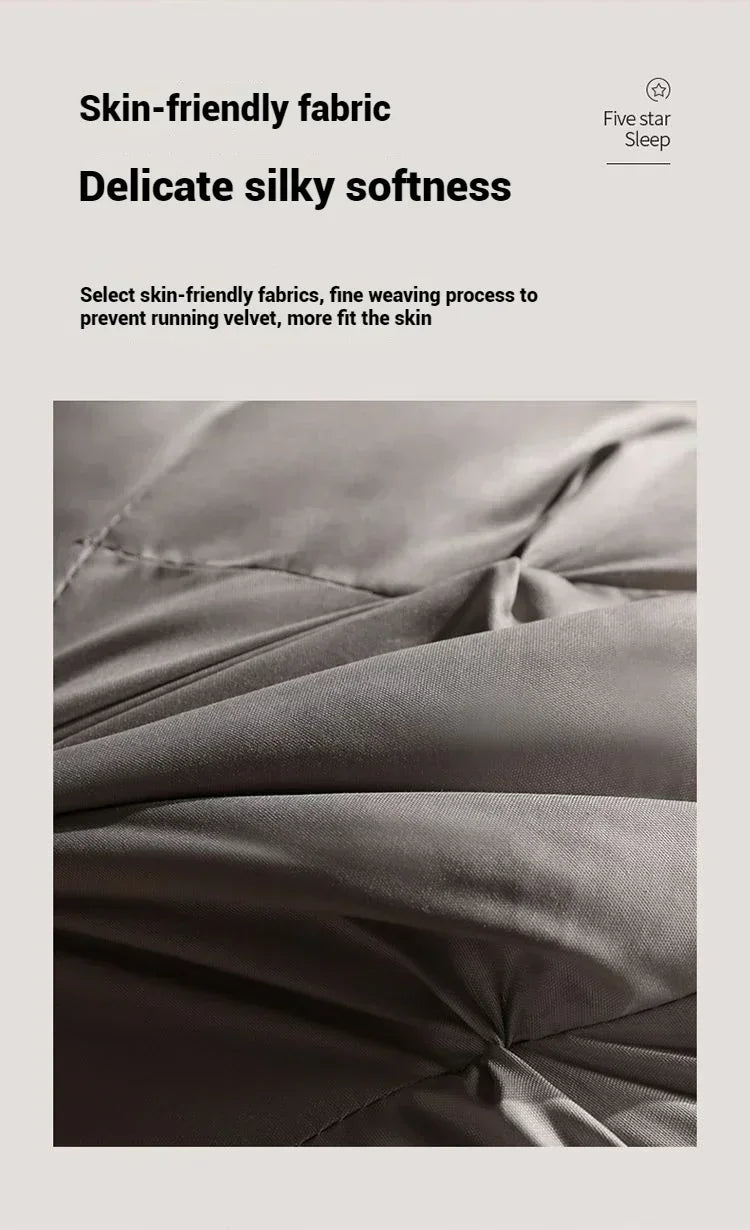 Luxury 100% Cotton Goose Down Pillow | Comfortable Bedding Gift