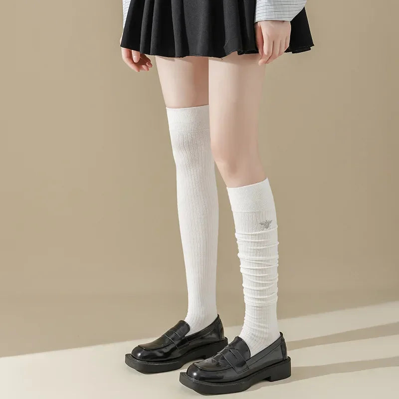 Stylish Women's Cotton Thigh High Stockings | Trendy and Comfortable