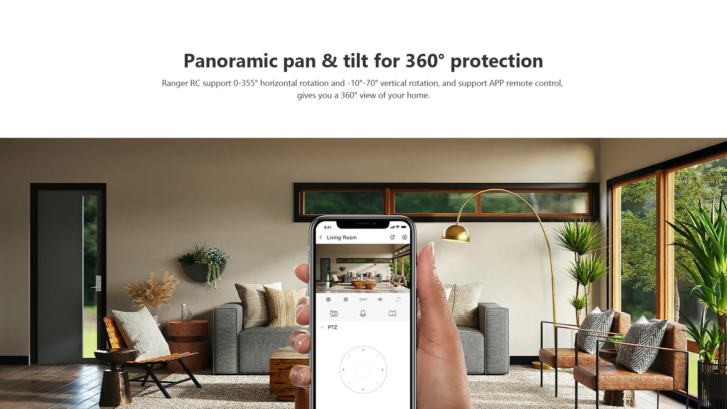 Indoor IP Camera with 360° Pan & Tilt | Smart Home Security