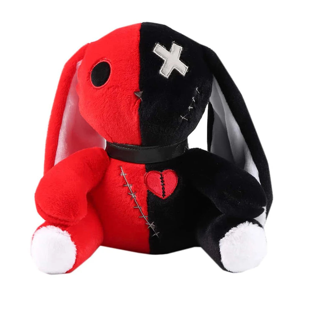 Spooky Gothic Bunny Plush Toy | Creepy Rabbit Horror Doll