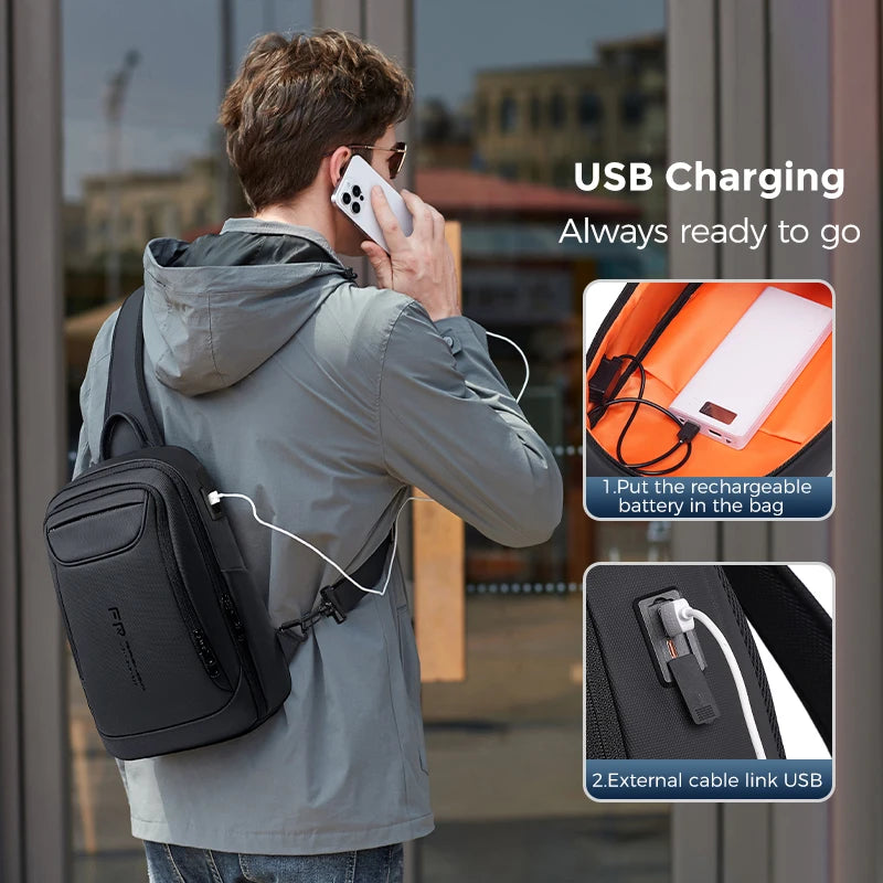 Men's Single-Shoulder Crossbody Bag | Ideal Summer Travel Backpack