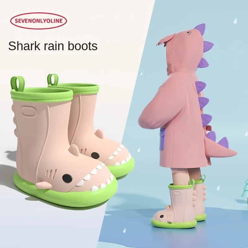 Children's Waterproof Cartoon Rain Boots | Non-Slip Water Shoes
