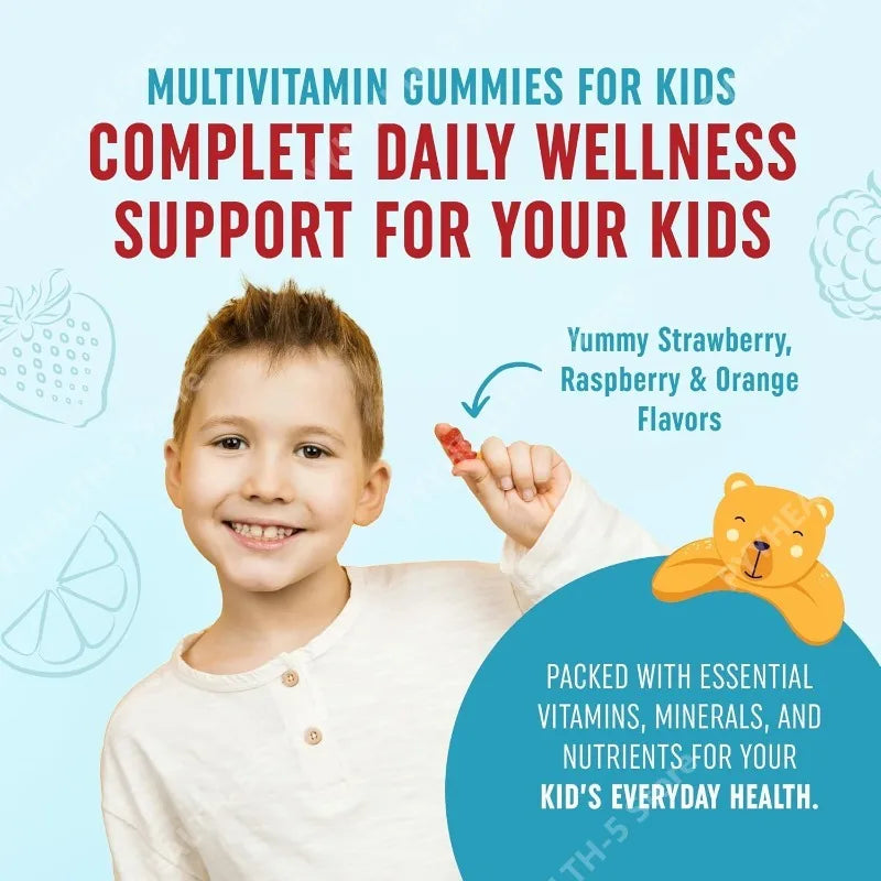 Kids Multivitamin Gummies for Immunity & Growth | 60 Count