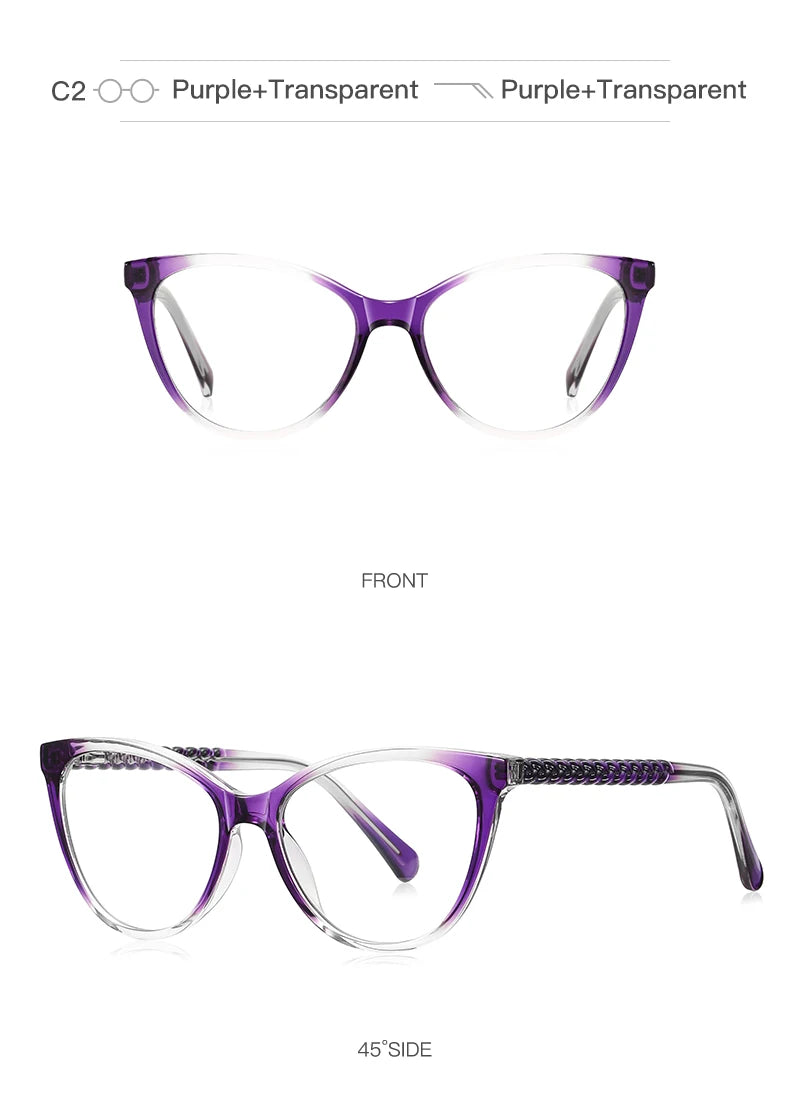 Stylish Square Prescription Glasses for Women | Adaptive Lenses