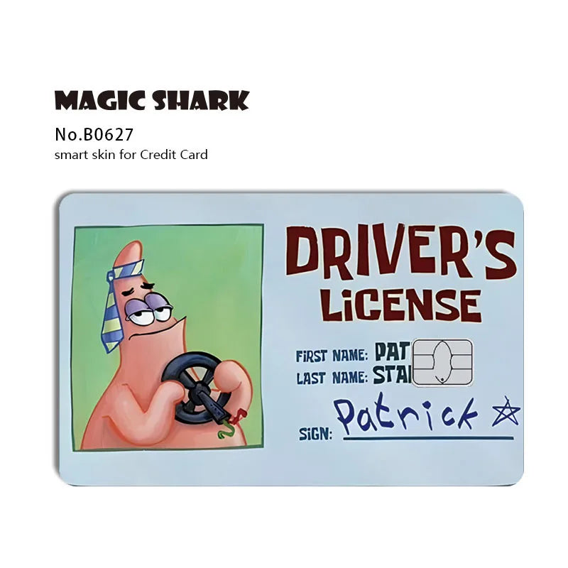 Cartoon Waterproof Skin Cover Sticker for Credit and Debit Cards