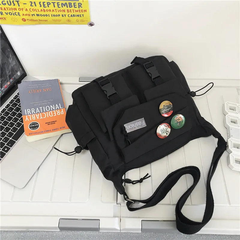 Bandolera de hombre moderna de gran capacidad | Ideal para estudiantes
