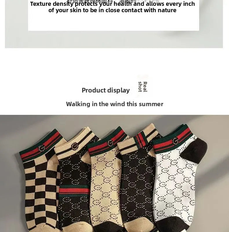 Men's Winter Ankle Socks | Breathable Low-Cut Fashion Socks