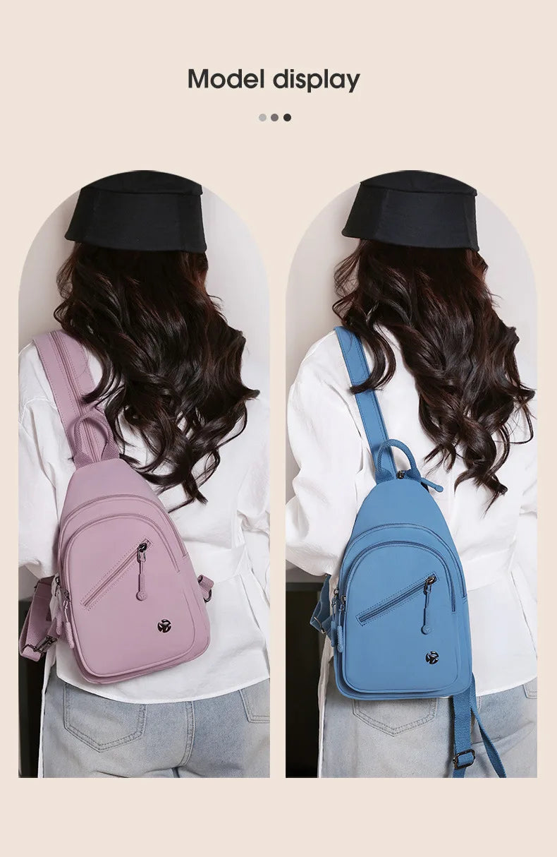 Stylish Urban Minimalist Chest Bag for Women | Multi-Functional Satchel