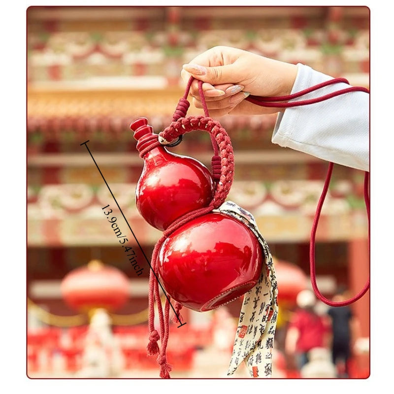 Portable Gourd Water Kettle with Glass Bottle for Wine Soaking