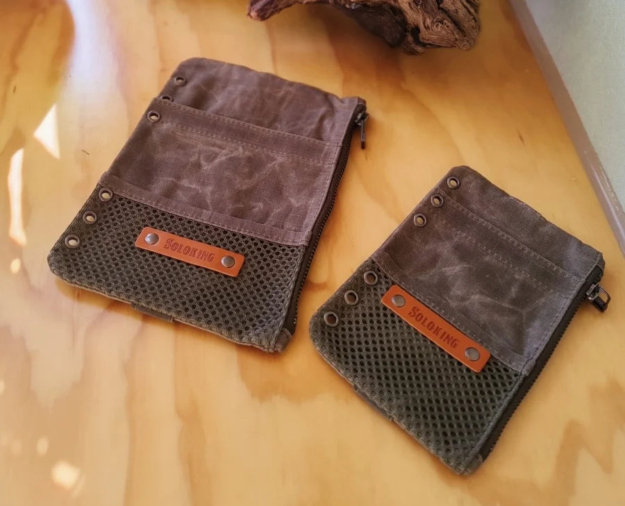 Multifunctional Canvas Storage Bags for Notebooks & Accessories