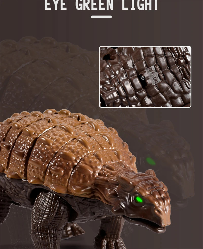 Remote Control Dinosaur Toy | Realistic Ankylosaurus Model