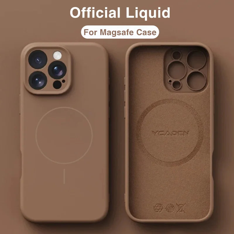 Magnetic Luxury Wireless Charger Case for iPhone | Soft Silicone