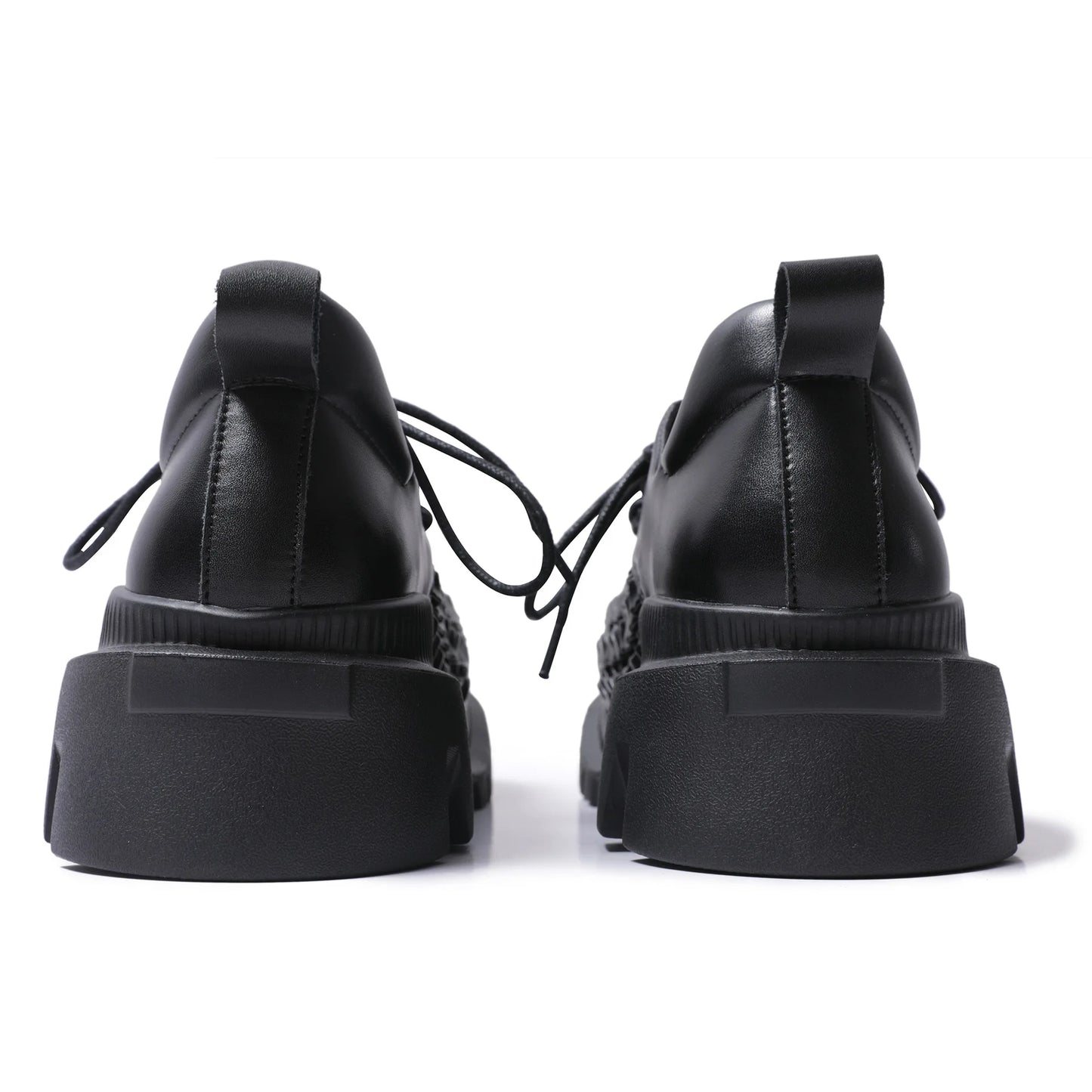 Women's British Style Height-Increasing Leather Pumps | Elegant Casual Shoes