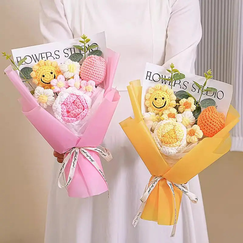 Handmade Crochet Tulip Bouquet | Elegant Gift for Any Occasion