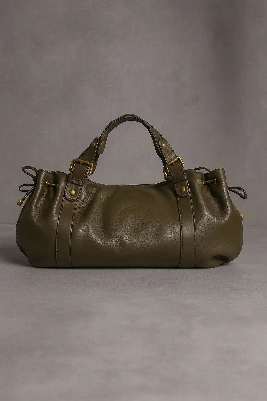 Bolso Tote Vintage de Cuero Lavado para Mujer | Elegante y de Gran Capacidad