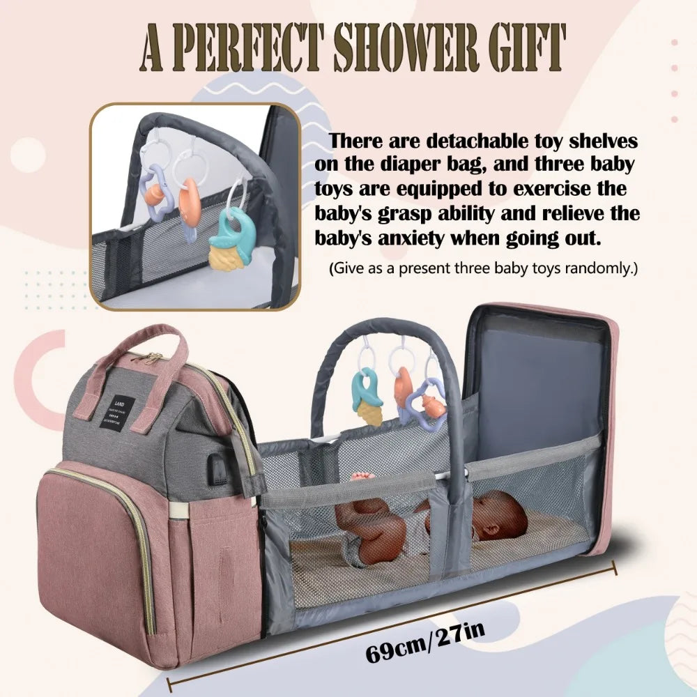 Lightweight Portable Folding Crib Backpack | Perfect Mommy Bag