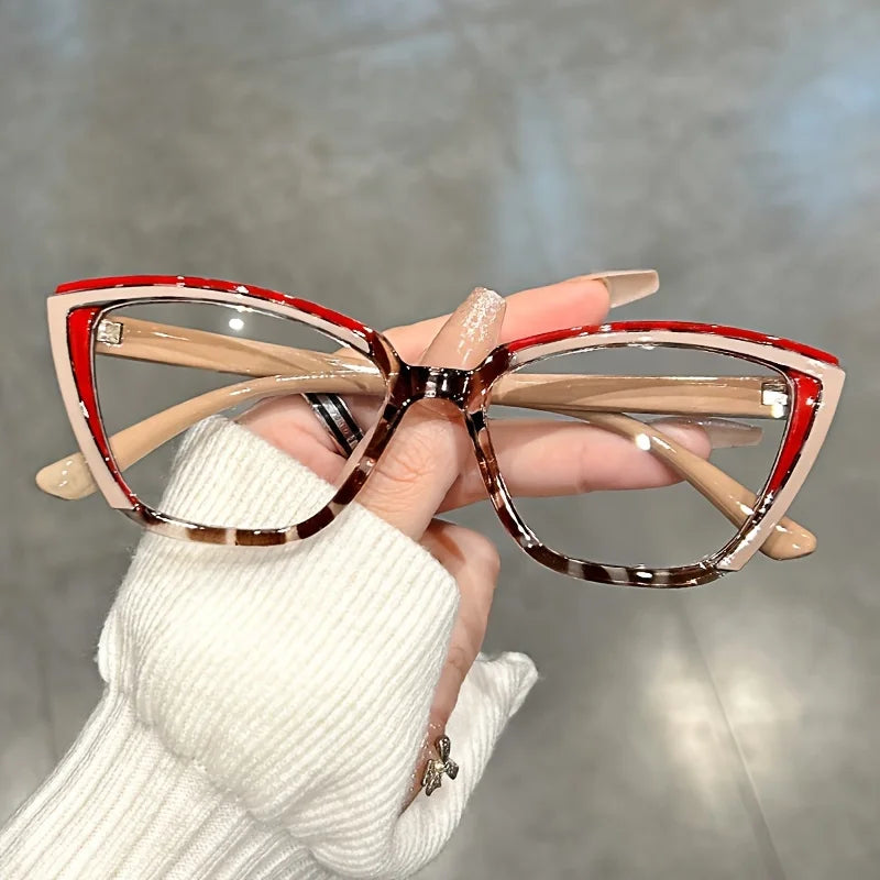 Cat Eye Clear Lens Glasses | Retro Fashion Spectacles