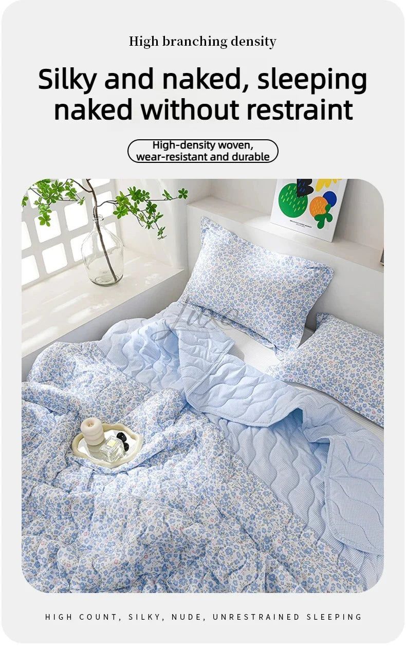 Lightweight Breathable Cooling Summer Quilt | Soft Duvet Comforter