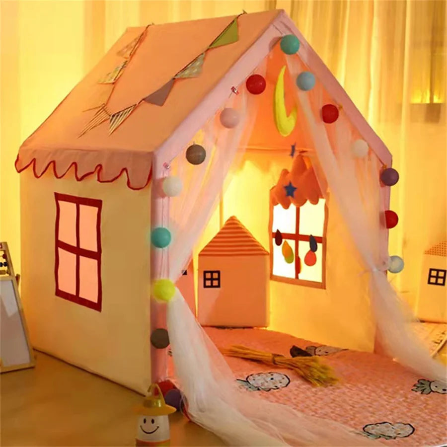Portable Baby Play Tent | Indoor Outdoor Kids Teepee House