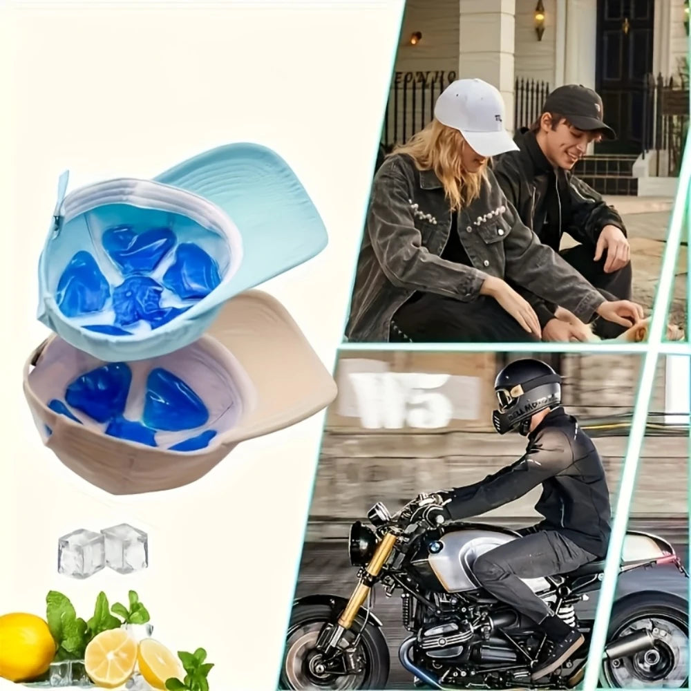Cooling Hat Pads for Fever Relief | Soothing Gel Inserts