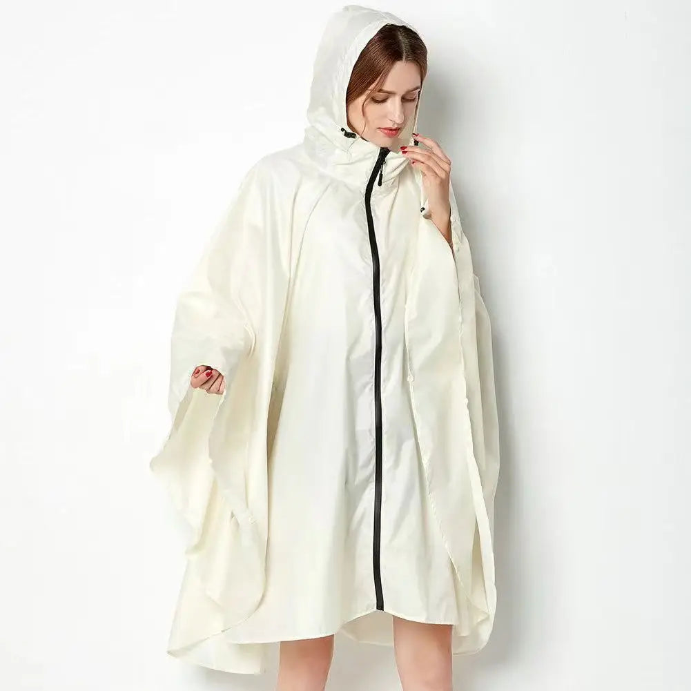 Lightweight Leopard Raincoat for Women | Waterproof Windproof Cloak