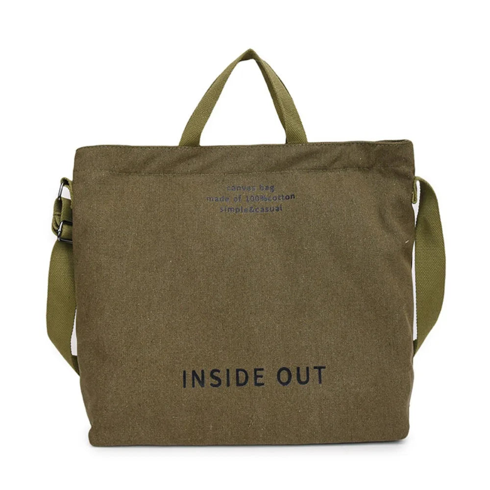 Large Canvas Shoulder Tote Bag | Stylish & Functional Handbag