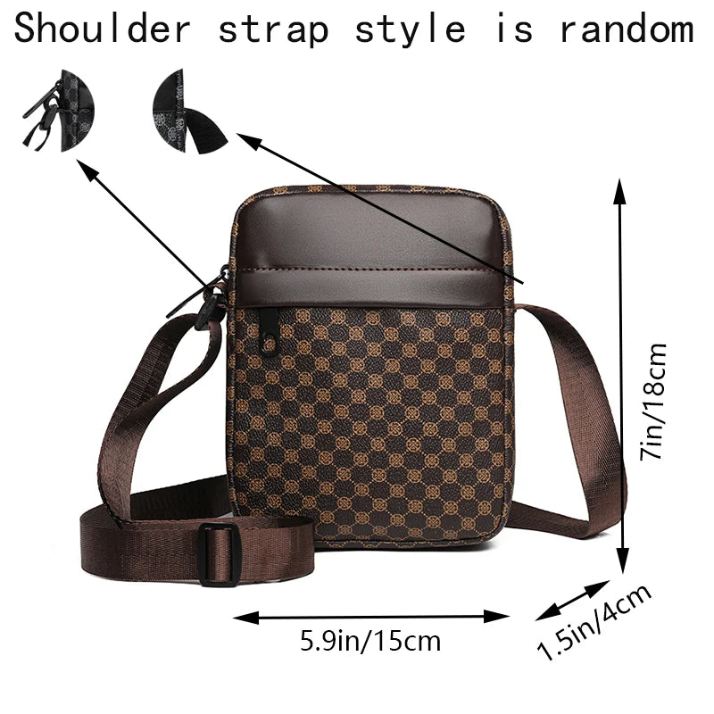 Multi-Color Patterned Adjustable-Strap Lightweight Bag for Daily Use