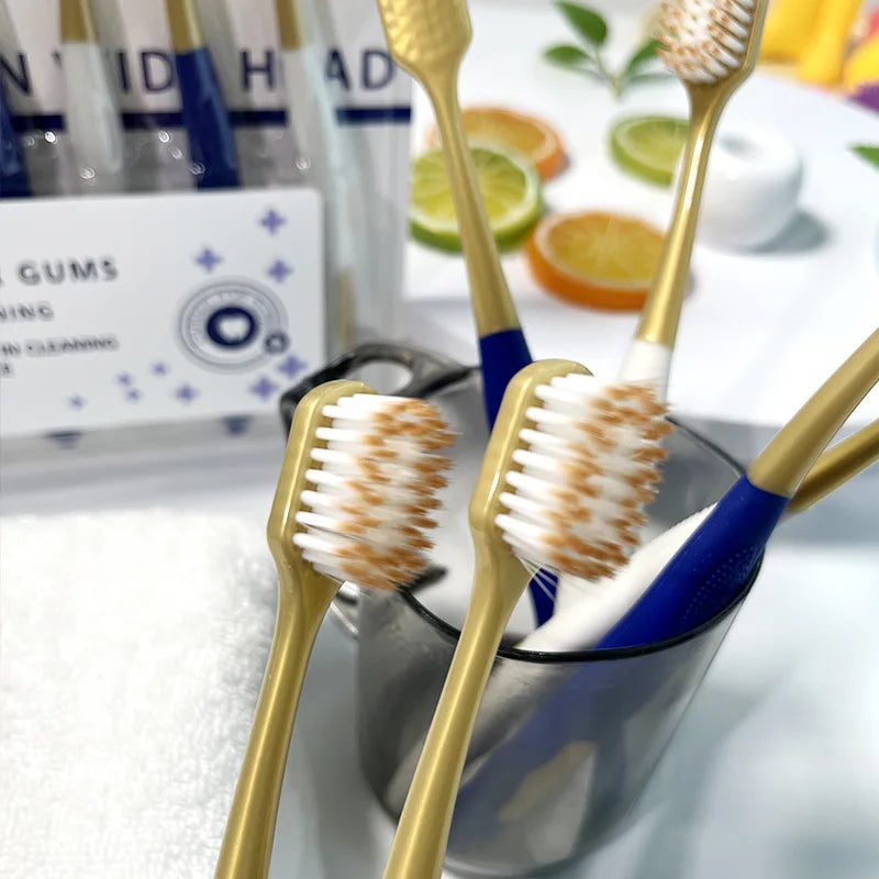 Soft Hair Toothbrush for Adults | Gentle Gum Protection